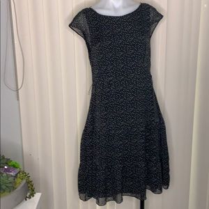 Hugo Boss 100% Silk Stardust Mini Dress Sz 12